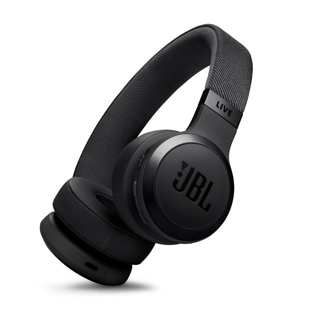 JBL Live 670NC on-ear headphones in black